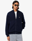 Sweat zippé homme Lacoste marine | Georgespaul     