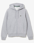 Sweat zippé à capuche homme Lacoste gris | Georgespaul