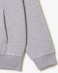 Sweat zippé à capuche homme Lacoste gris | Georgespaul