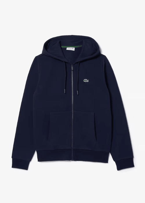 Sweat zippé à capuche Lacoste marine - Georgespaul