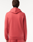 Sweat zippé à capuche Lacoste rouge - Georgespaul