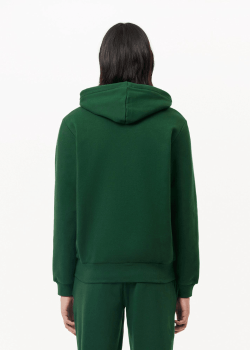 Sweat zippé à capuche Lacoste vert - Georgespaul