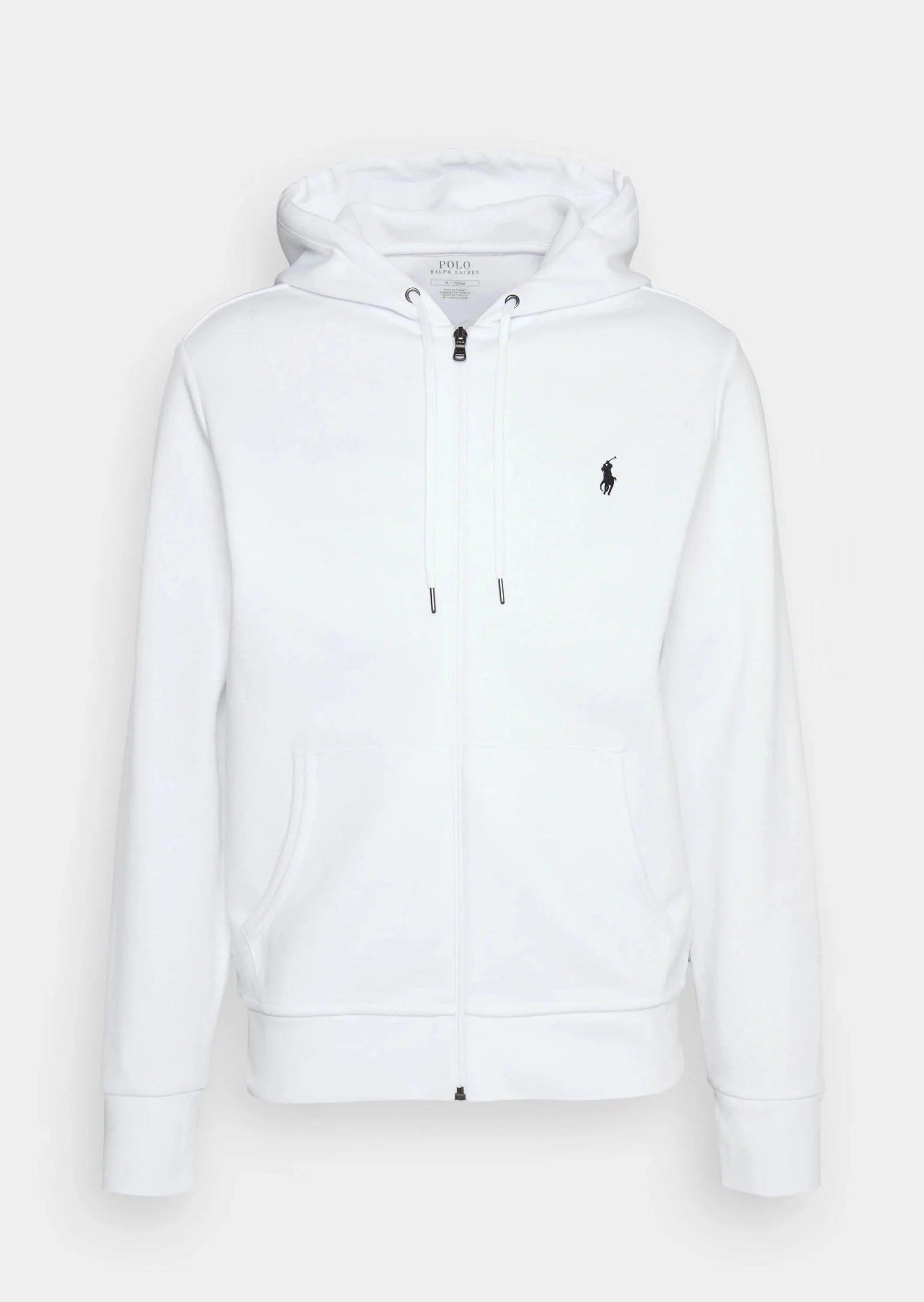 Sweat zippé Ralph Lauren blanc - Georgespaul