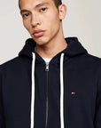 Sweat zippé à capuche Tommy Hilfiger marine pour homme | Georgespaul