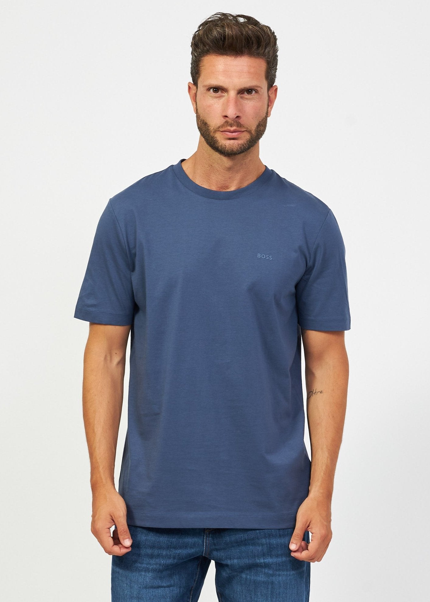 T-Shirt BOSS bleu pour homme | Georgespaul