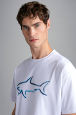 Laden Sie das Bild in den Galerie-Viewer, T-Shirt Paul &amp; Shark blanc

