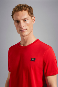 T-Shirt Paul & Shark rouge coton bio