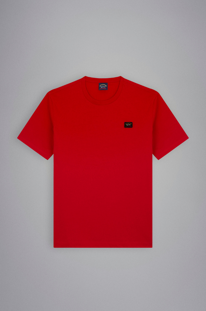 T-Shirt Paul & Shark rouge coton bio