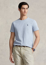 Charger l&#39;image dans la galerie, T-Shirt Ralph Lauren ajusté bleu en jersey pour homme I Georgespaul
