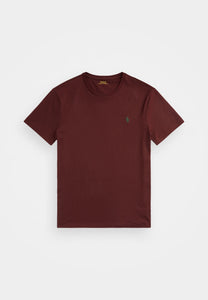 T-Shirt Ralph Lauren ajusté bordeaux pour homme I Georgespaul