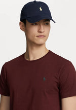 Charger l&#39;image dans la galerie, T-Shirt Ralph Lauren ajusté bordeaux pour homme I Georgespaul
