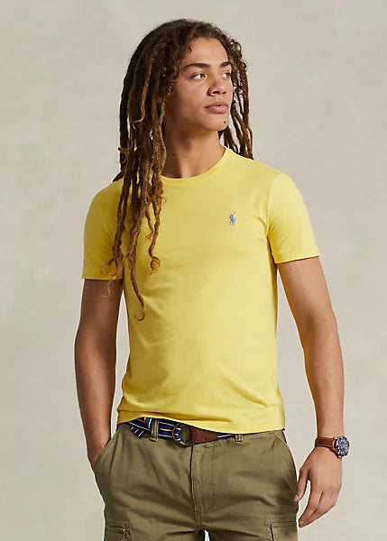 T-Shirt Ralph Lauren ajusté jaune | Georgespaul