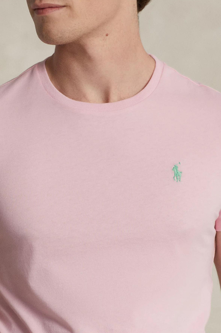 T-Shirt Ralph Lauren ajusté rose