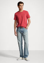 Charger l&#39;image dans la galerie, T-Shirt Ralph Lauren ajusté rouge en jersey pour homme I Georgespaul
