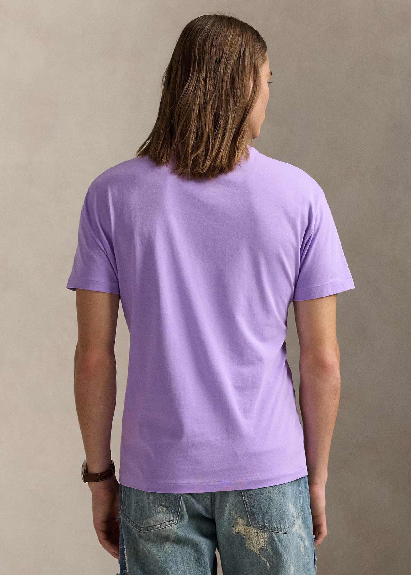 T-Shirt Ralph Lauren violet pour homme | Georgespaul 