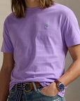 T-Shirt Ralph Lauren violet pour homme | Georgespaul 