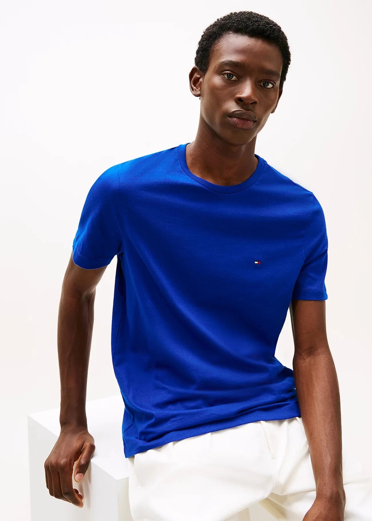 T-Shirt Tommy Hilfiger bleu pour homme | Georgespaul 