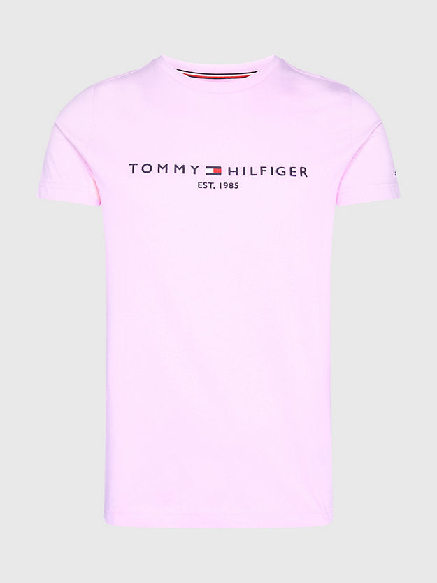 T-Shirt Tommy Hilfiger rose coton bio pour homme I Georgespaul