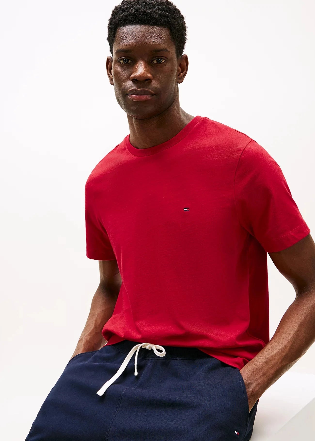 T-Shirt Tommy Hilfiger rouge pour homme | Georgespaul 