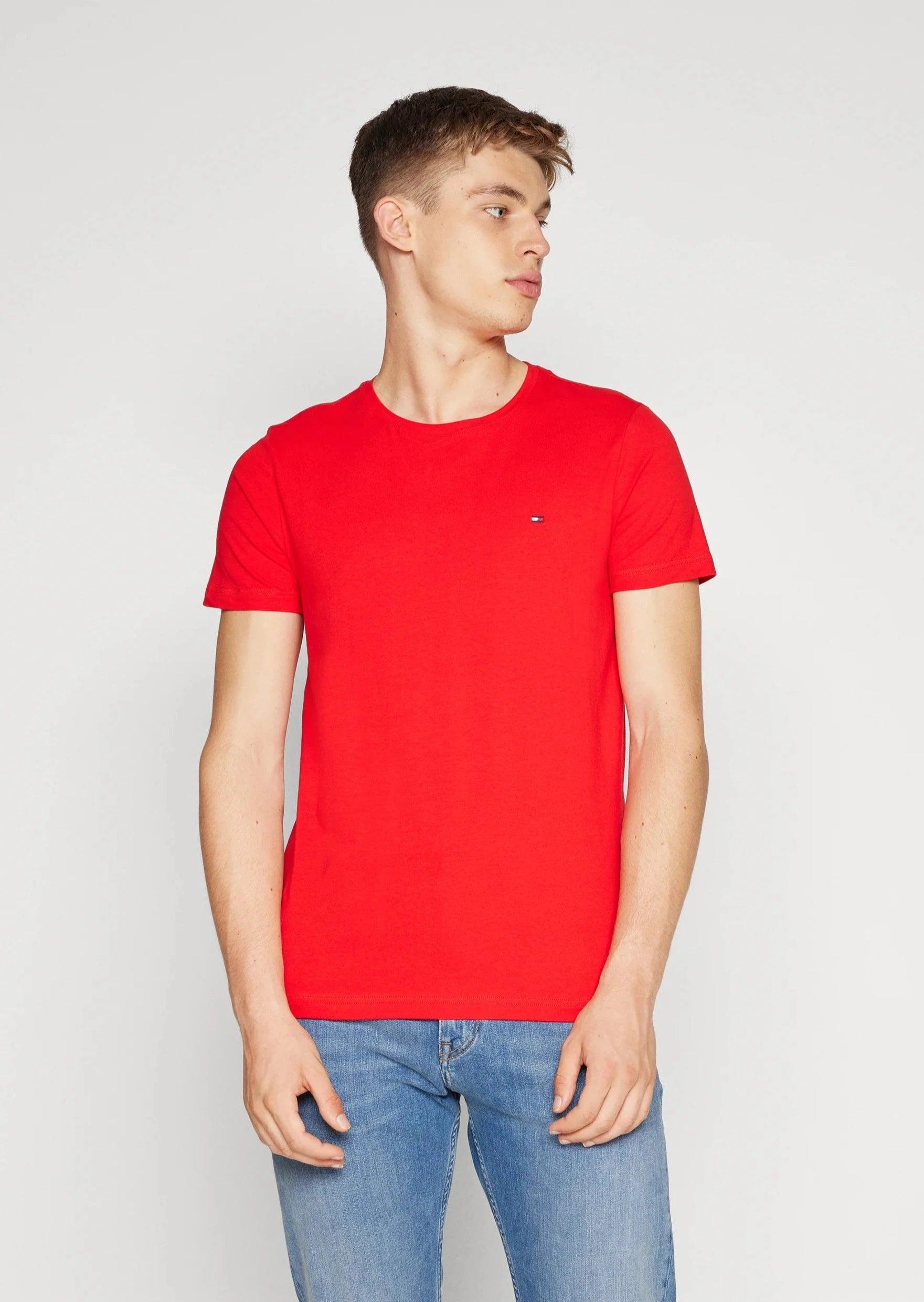 T-Shirt Tommy Hilfiger rouge - Georgespaul