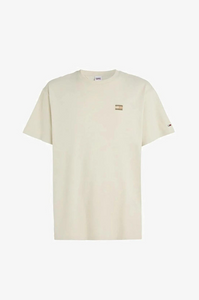 T-Shirt Tommy Jeans beige en coton bio