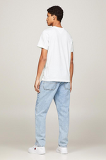 Charger l&#39;image dans la galerie, T-Shirt Tommy Jeans blanc coton bio
