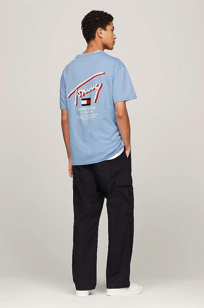 T-Shirt Tommy Jeans bleu