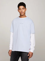 Afbeelding in Gallery-weergave laden, T-Shirt Tommy Jeans bleu clair | Georgespaul
