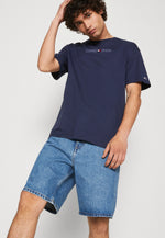 Charger l&#39;image dans la galerie, T-Shirt Tommy Jeans marine en coton pour homme I Georgespaul
