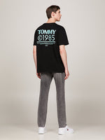 Afbeelding in Gallery-weergave laden, T-Shirt Tommy Jeans noir en coton bio | Georgespaul
