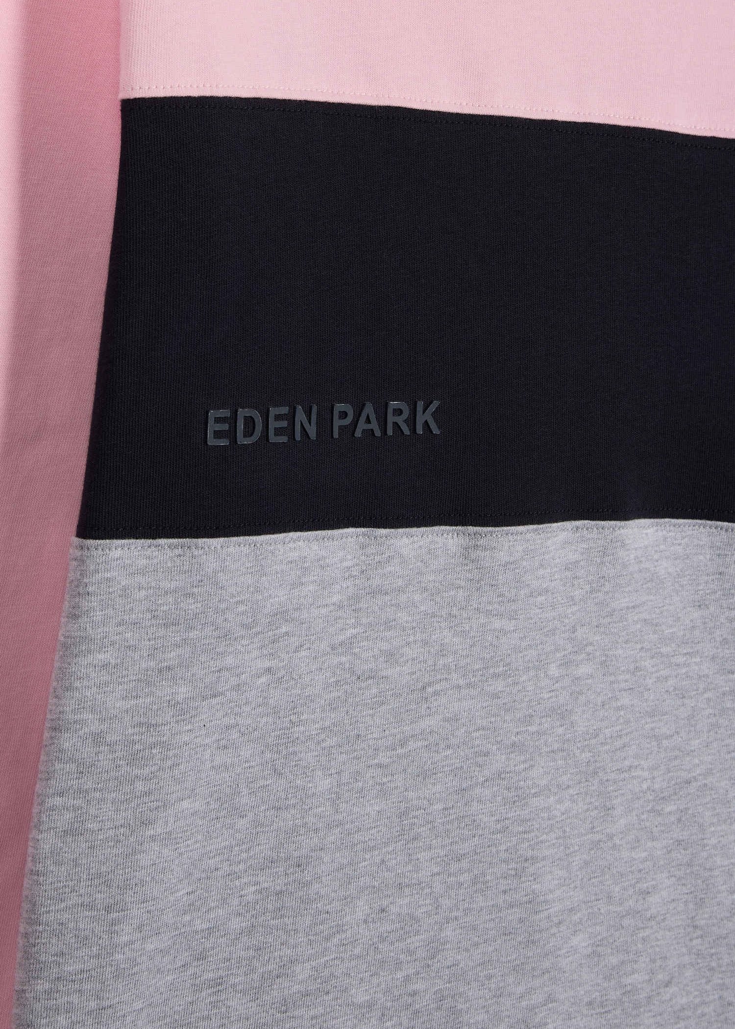 T-Shirt manches longues Eden Park rose pour homme | Georgespaul