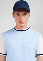 Charger l&#39;image dans la galerie, T-Shirt bicolore Eden Park bleu
