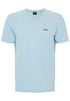 T-Shirt col rond BOSS bleu clair en coton - Georgespaul