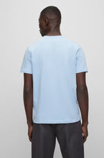 Charger l&#39;image dans la galerie, T-Shirt col rond homme BOSS bleu clair | Georgespaul
