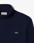 T-Shirt col roulé Lacoste marine homme | Georgespaul