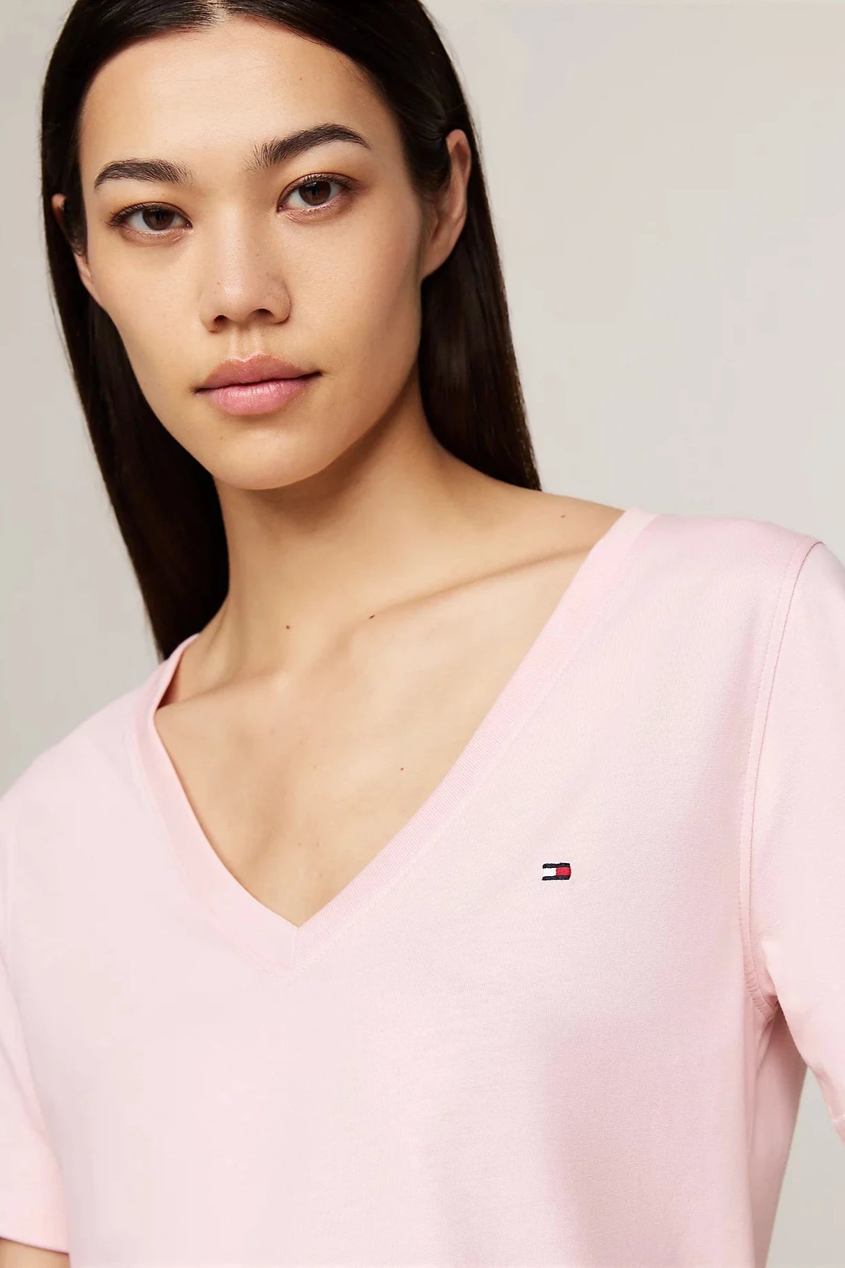 T-Shirt Tommy Hilfiger rose - Georgespaul