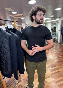 T-Shirt homme Georgespaul noir en coton bio (100% Made in France)