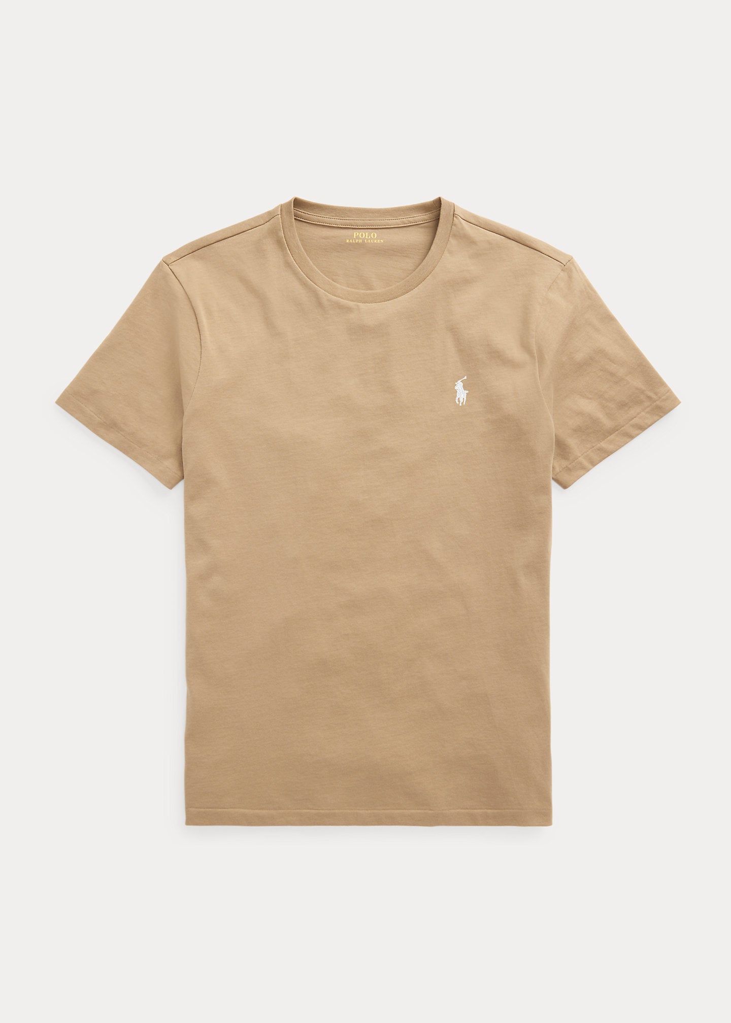 T-Shirt homme Ralph Lauren ajusté beige en jersey I Georgespaul