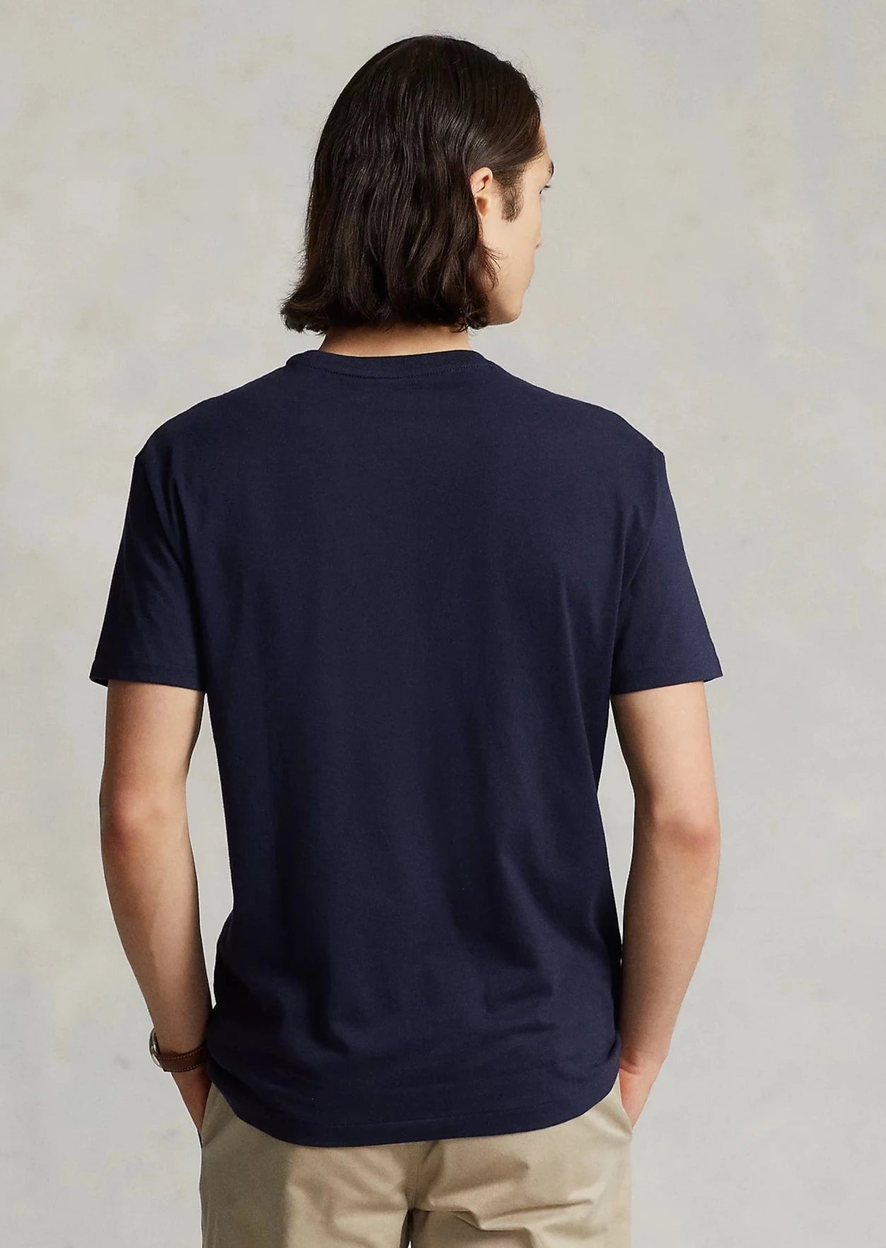 T-Shirt homme Ralph Lauren ajusté marine | Georgespaul