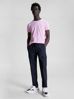 Charger l&#39;image dans la galerie, T-Shirt homme Tommy Hilfiger ajusté rose coton stretch I Georgespaul
