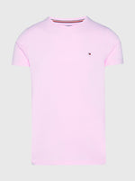 Charger l&#39;image dans la galerie, T-Shirt homme Tommy Hilfiger ajusté rose coton stretch I Georgespaul
