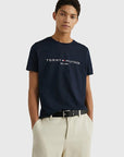 T-Shirt Tommy Hilfiger marine - Georgespaul