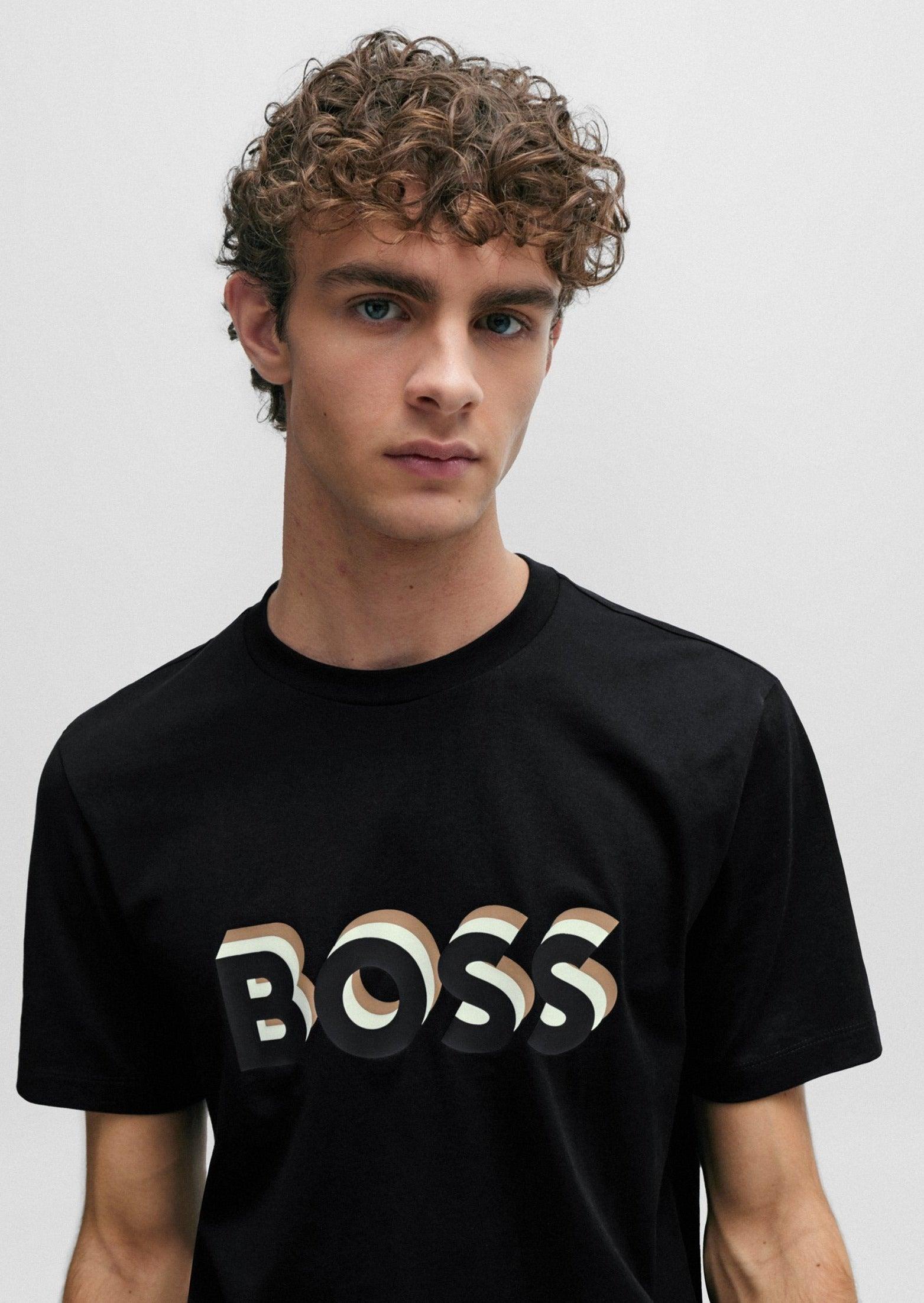 T-Shirt logo BOSS noir - Georgespaul