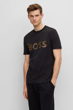 Charger l&#39;image dans la galerie, T-Shirt homme logo BOSS noir | Georgespaul
