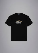 Charger l&#39;image dans la galerie, T-Shirt homme logos Paul &amp; Shark noir | Georgespaul
