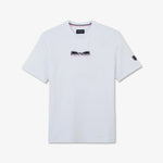 Charger l&#39;image dans la galerie, T-Shirt logo Eden Park blanc en coton pour homme I Georgespaul
