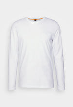 Afbeelding in Gallery-weergave laden, T-Shirt manches longues BOSS blanc pour homme I Georgespaul
