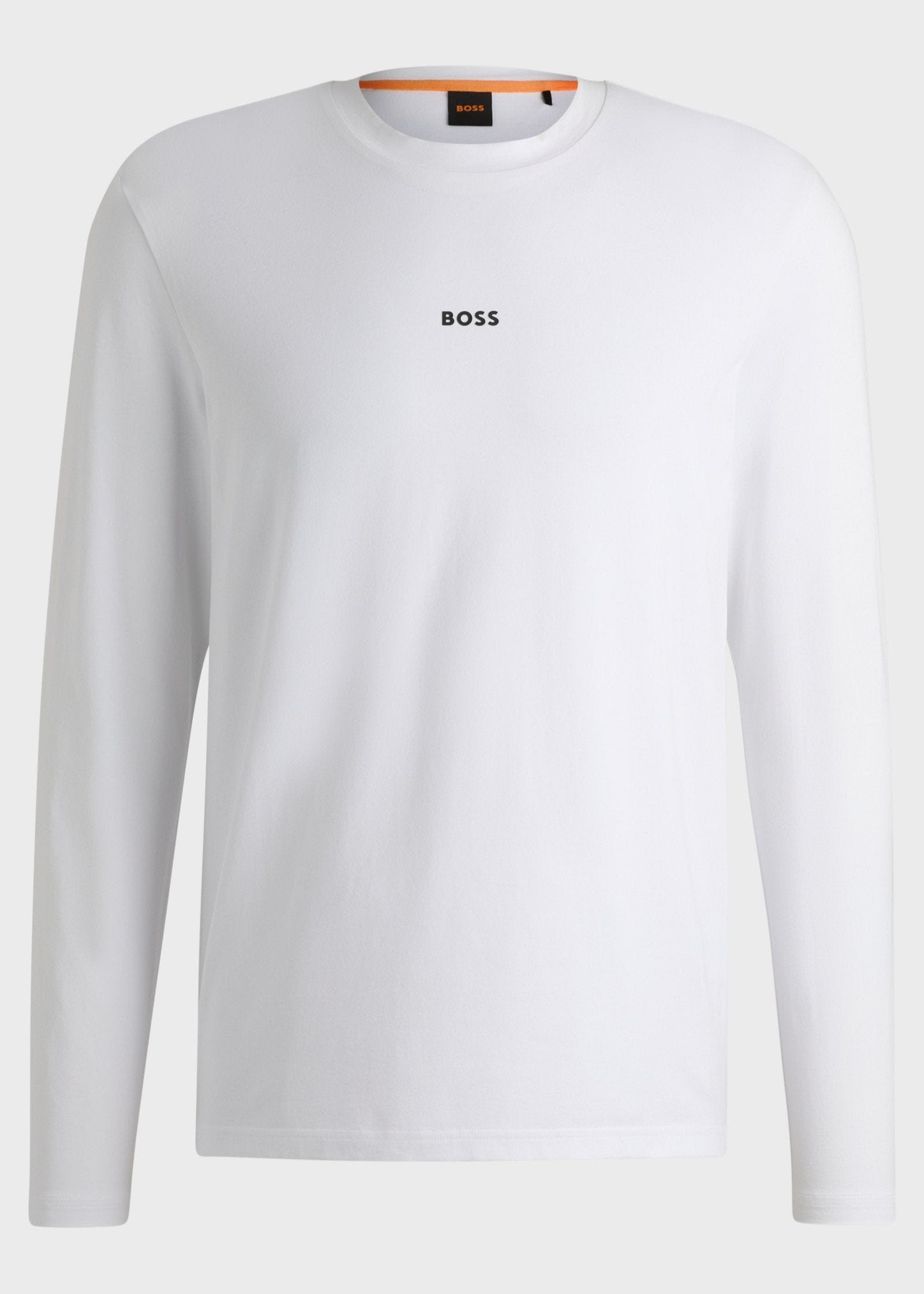 T-Shirt manches longues BOSS blanc | Georgespaul   