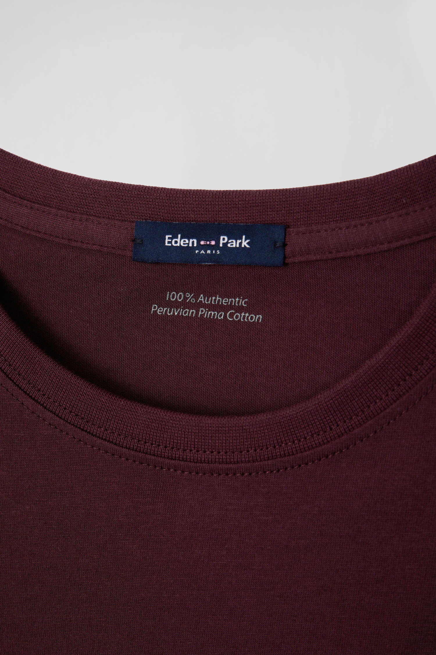 T-Shirt manches longues Eden Park bordeaux - Georgespaul