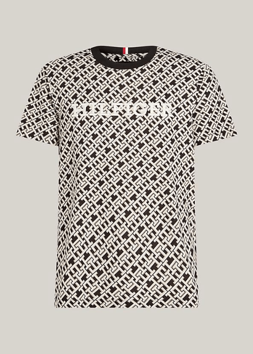 T-Shirt motifs Tommy Hilfiger noir - Georgespaul